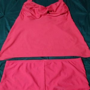 2 pc plus size swim suit